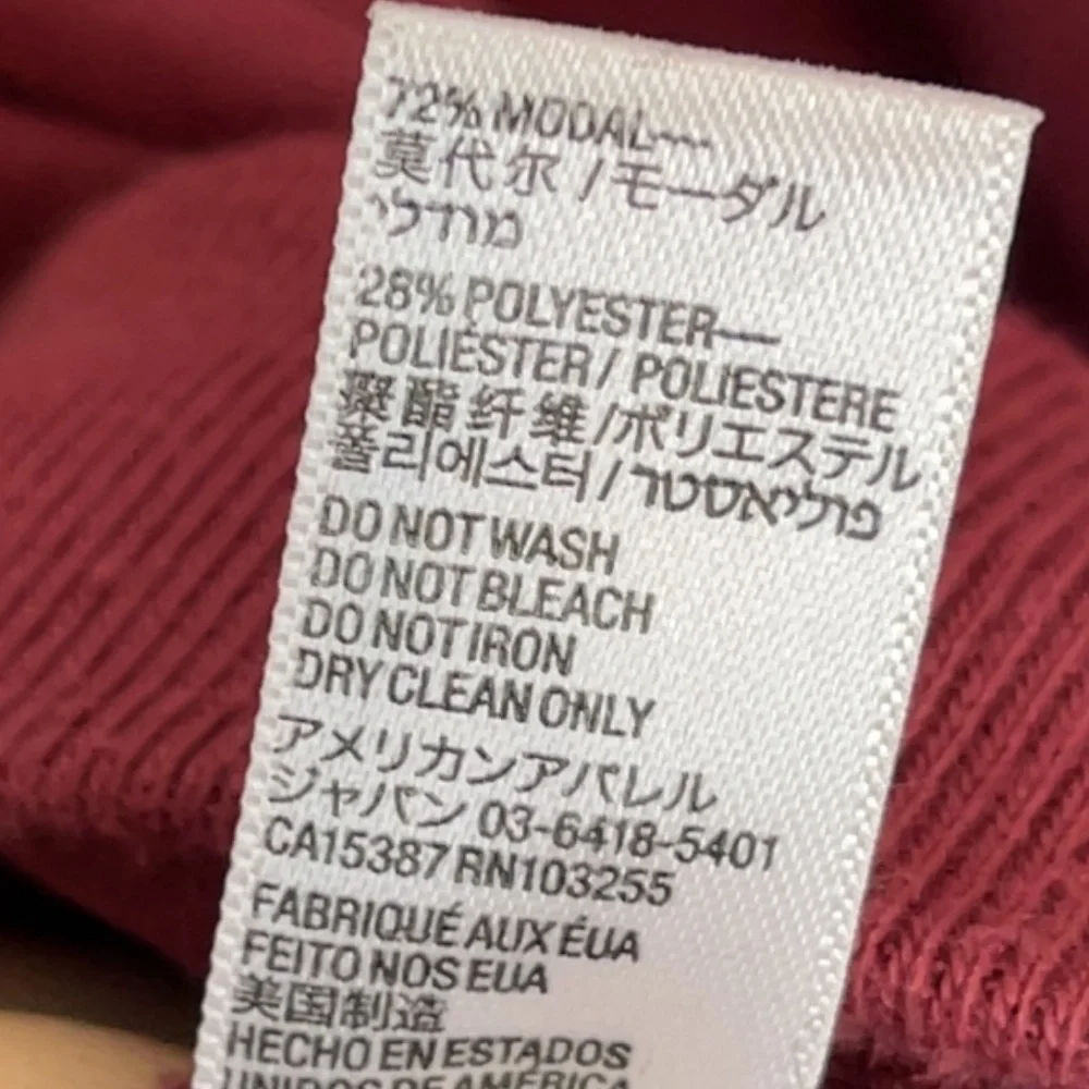 American Apparel Lightweight Red Bomber jacket S - Picture 6 of 6